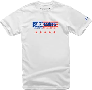 ALPINESTARS USA Again T-Shirt - White - XL 12137261020XL