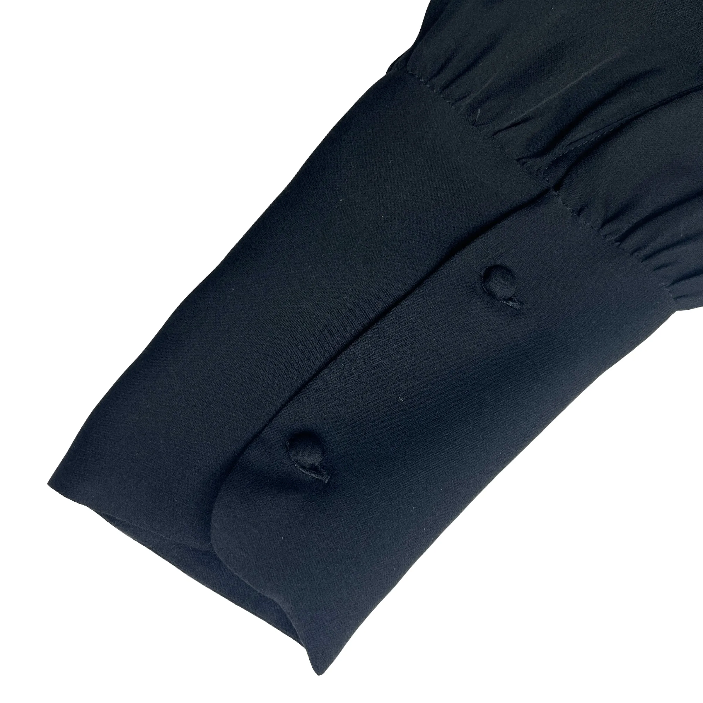 Black Silk Shirt - XS