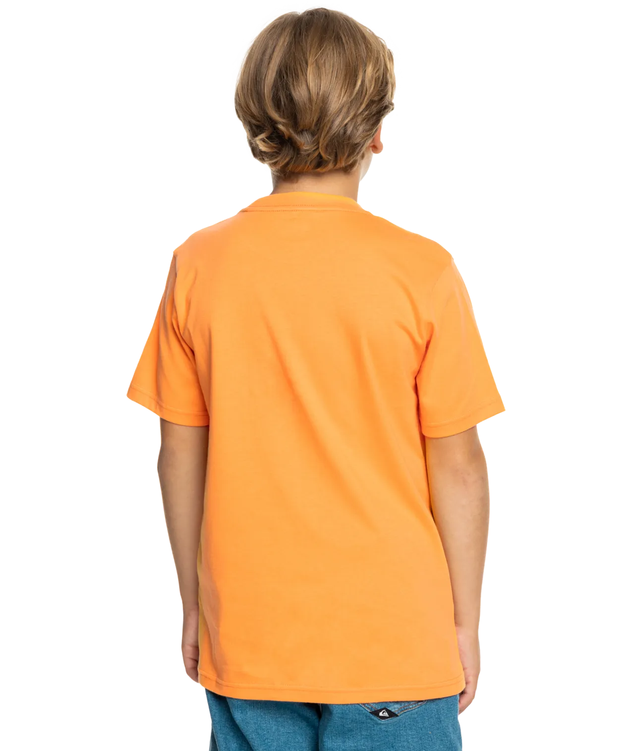 Boys Skull 69 T-Shirt in Blazing Orange