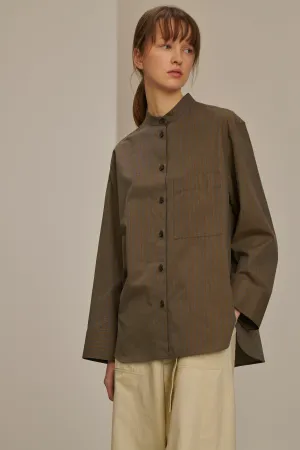 CALISTE GREY BLOUSE