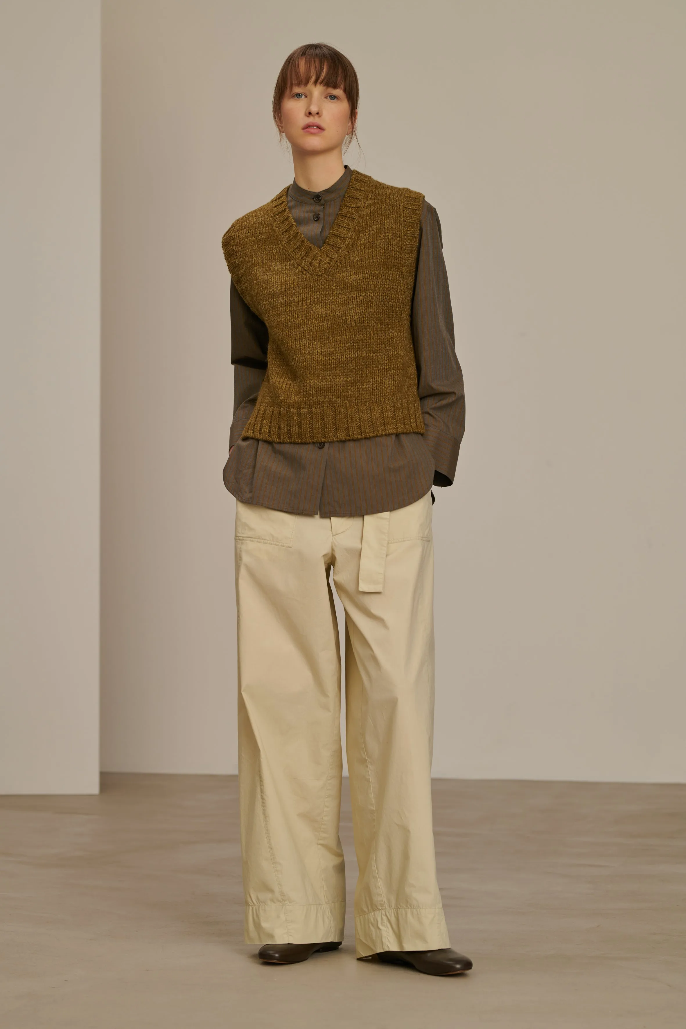 CALISTE GREY BLOUSE