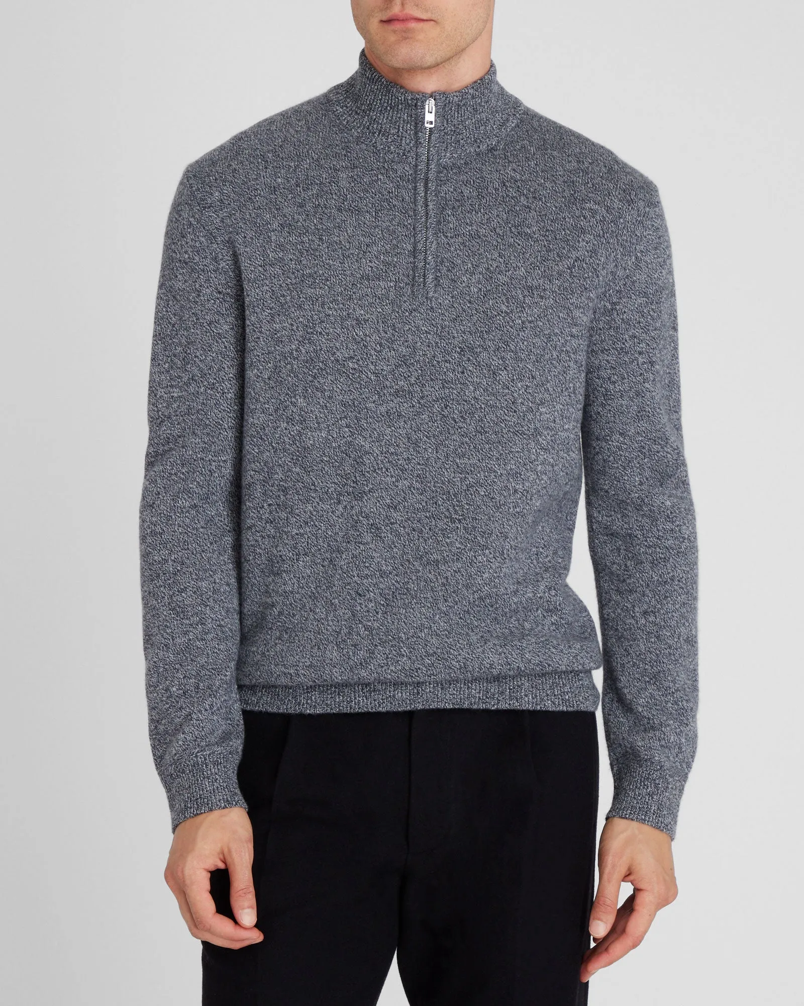 Cashmere Blend Quarter-Zip Sweater