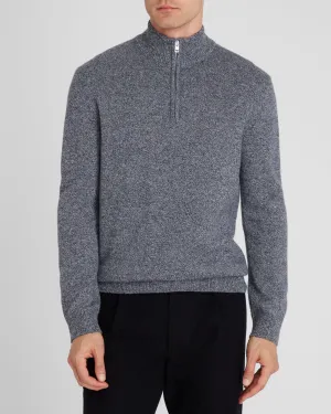 Cashmere Blend Quarter-Zip Sweater