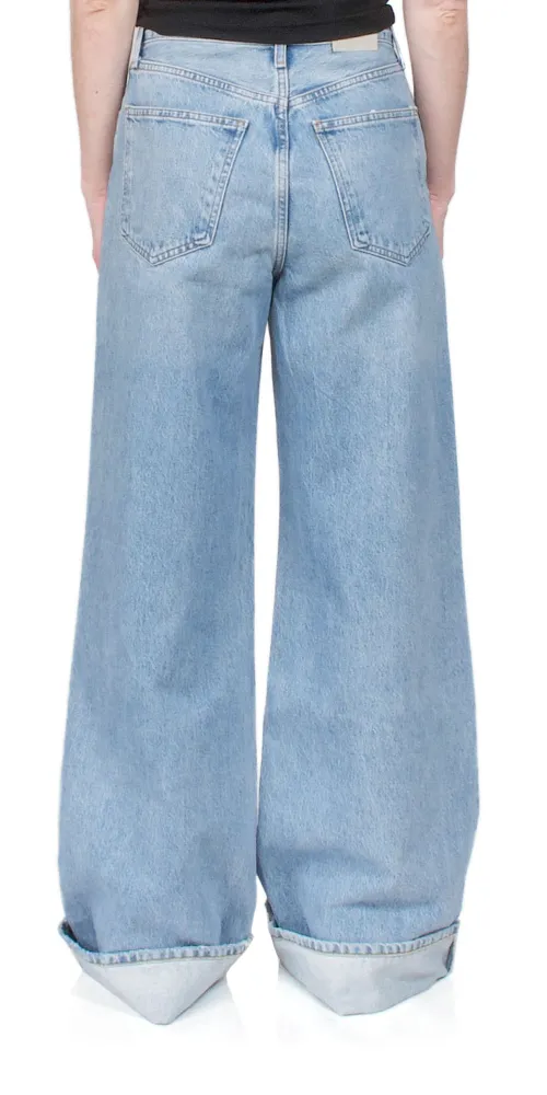 Dame High Rise Wide Leg Jean Showdown