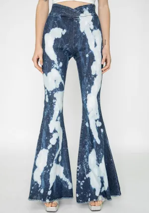 Despina Denim Flare Pants