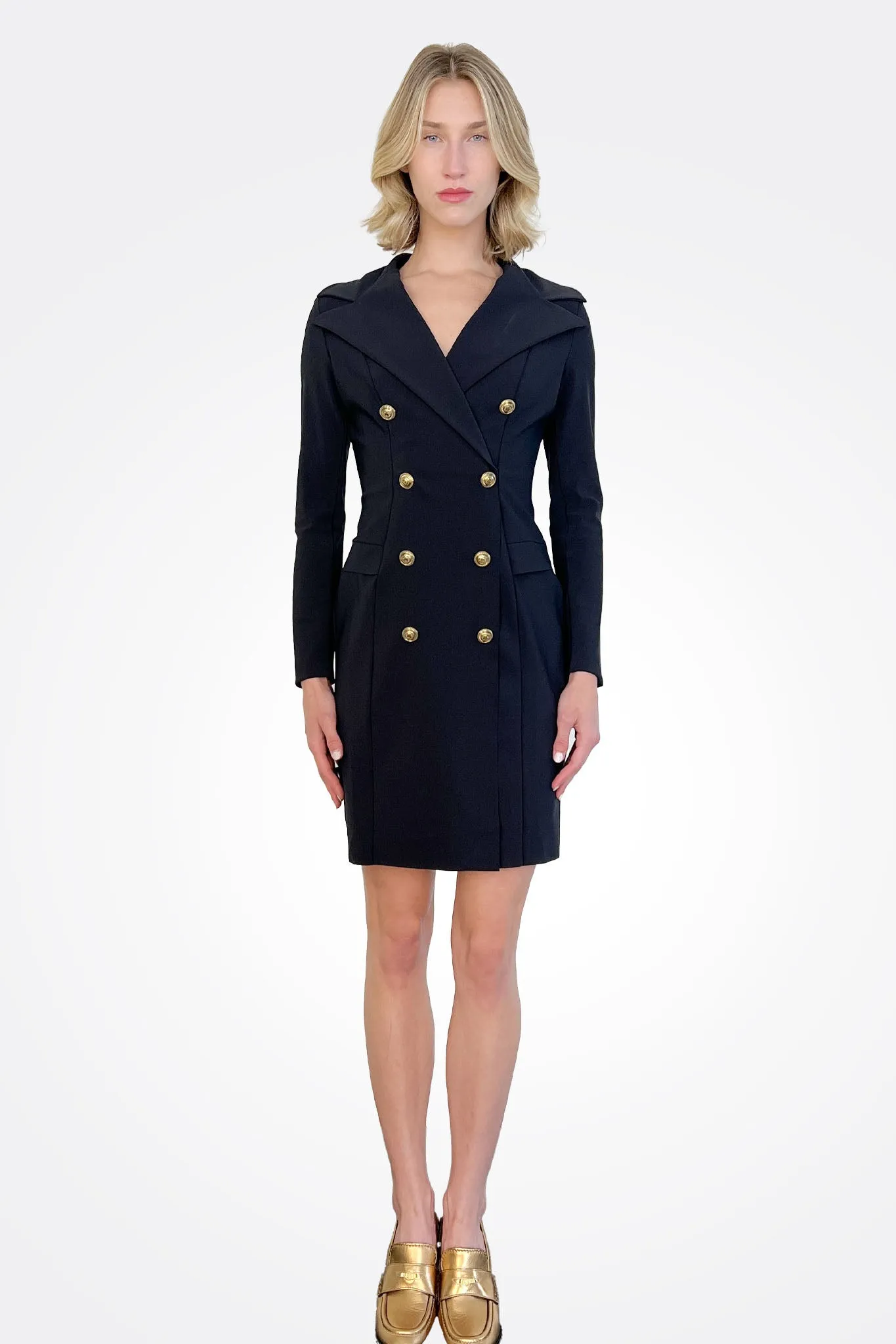 Disma Jersey Dress - Black