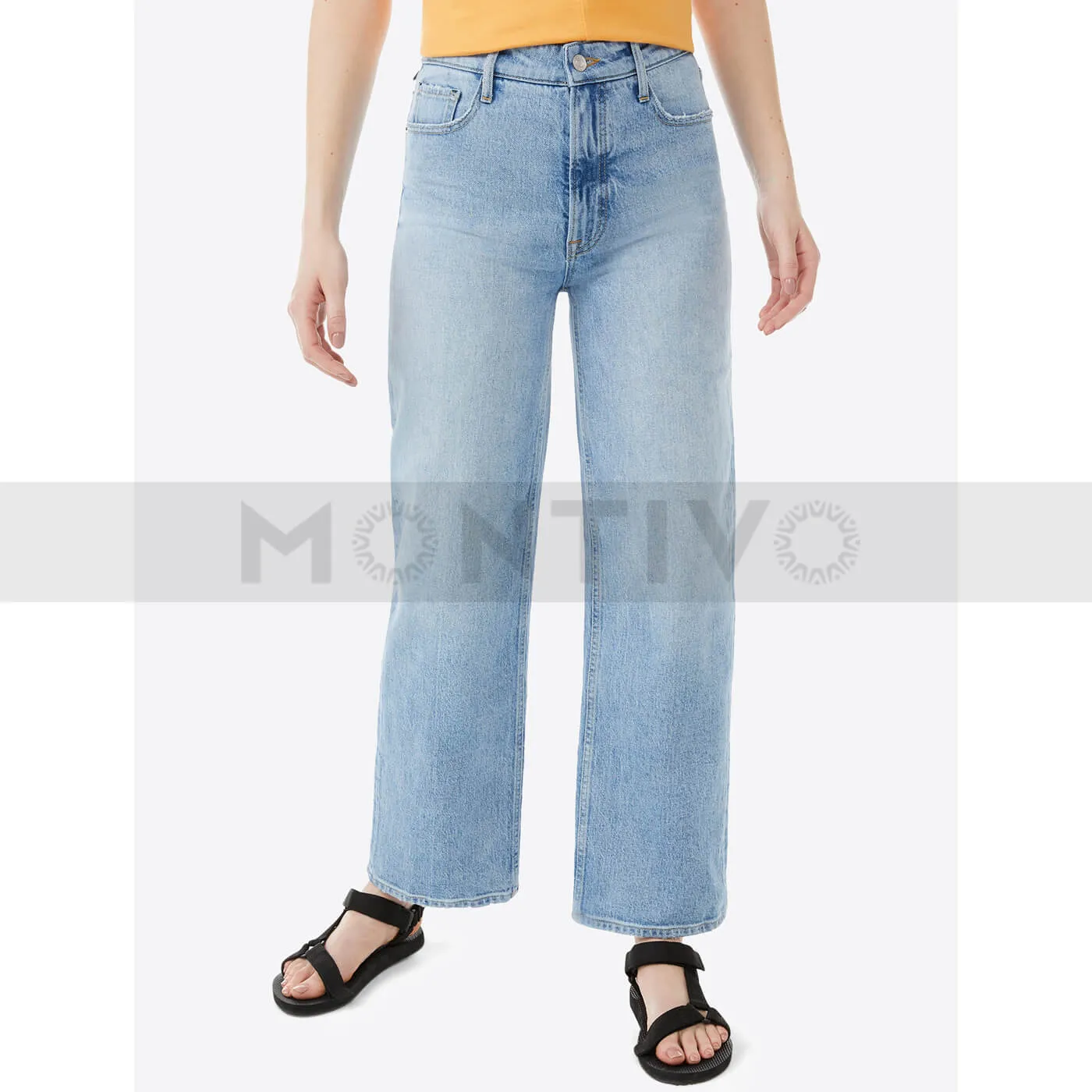 FA High Rise Wide Cropped Jeans