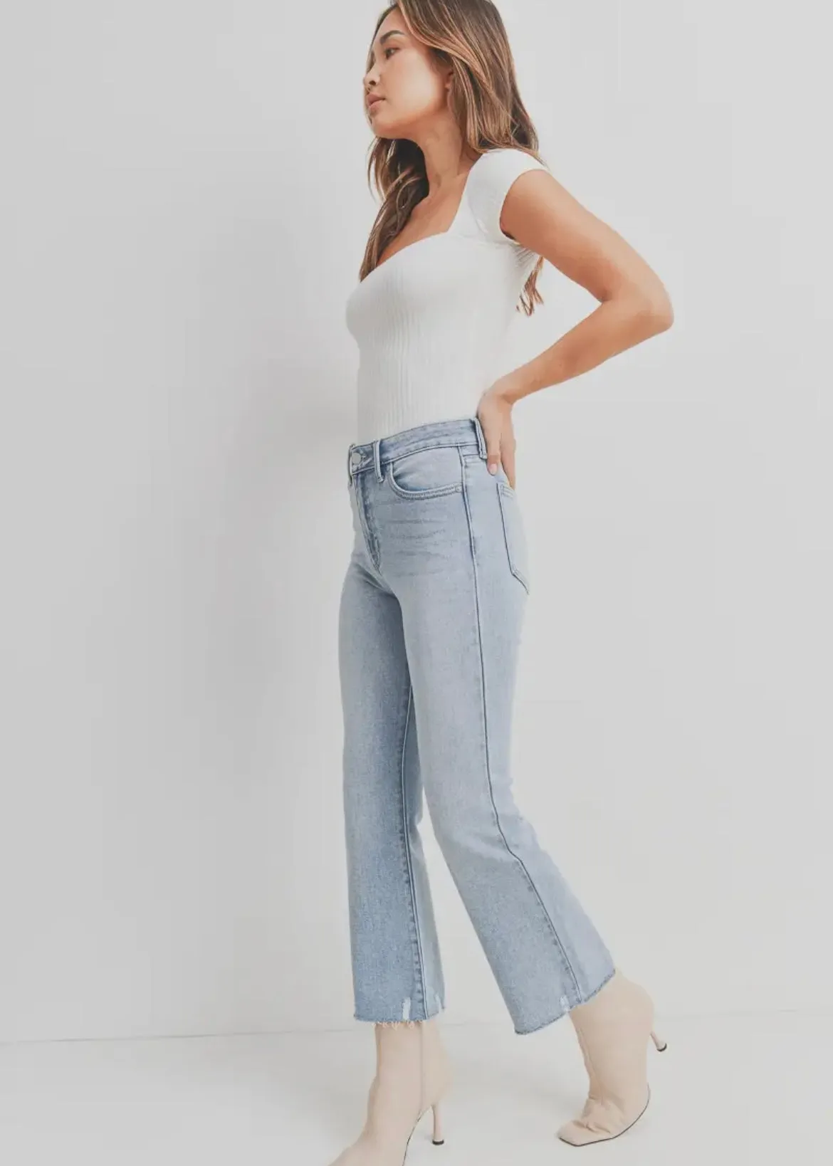 High Rise Crop Flare