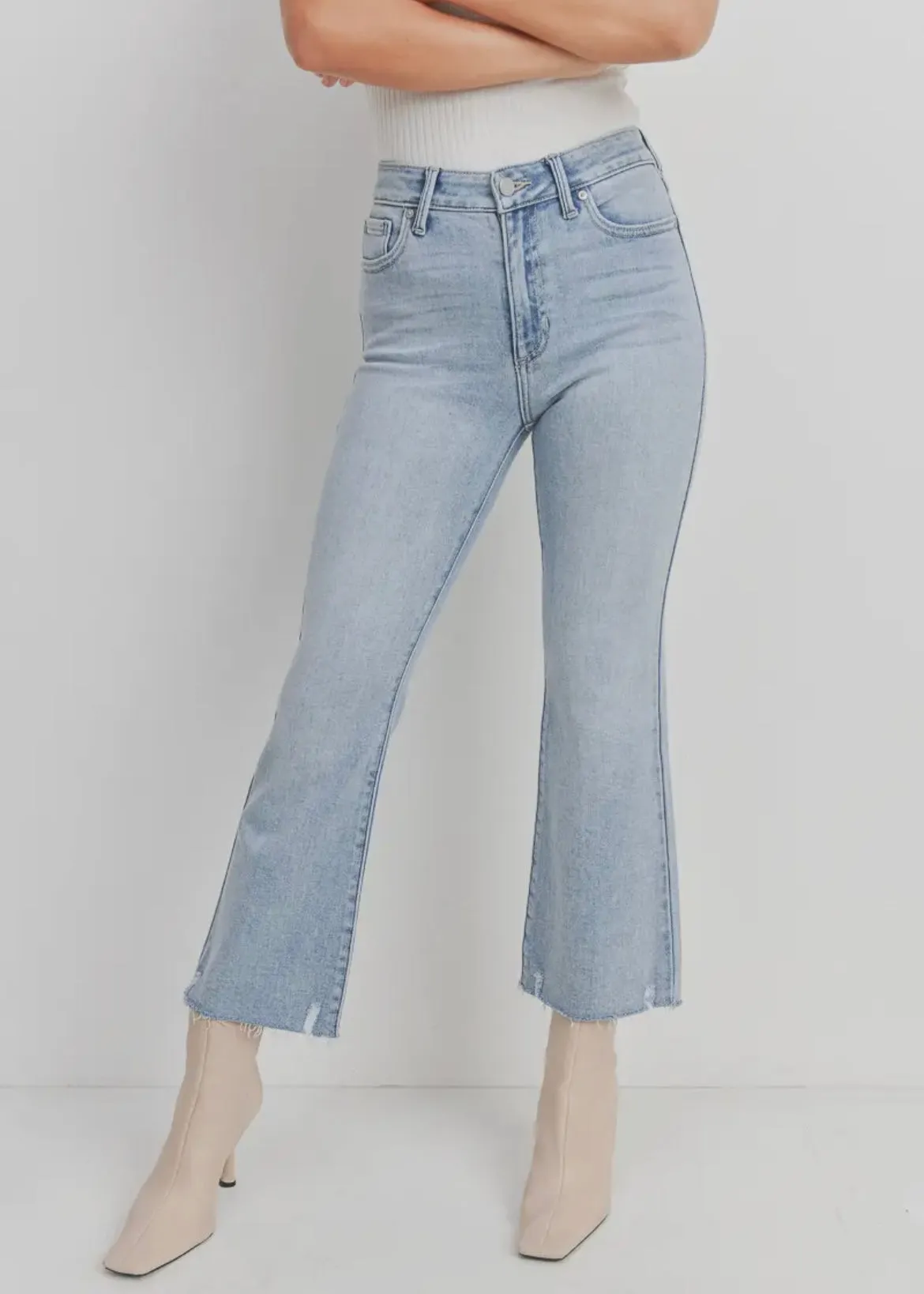 High Rise Crop Flare