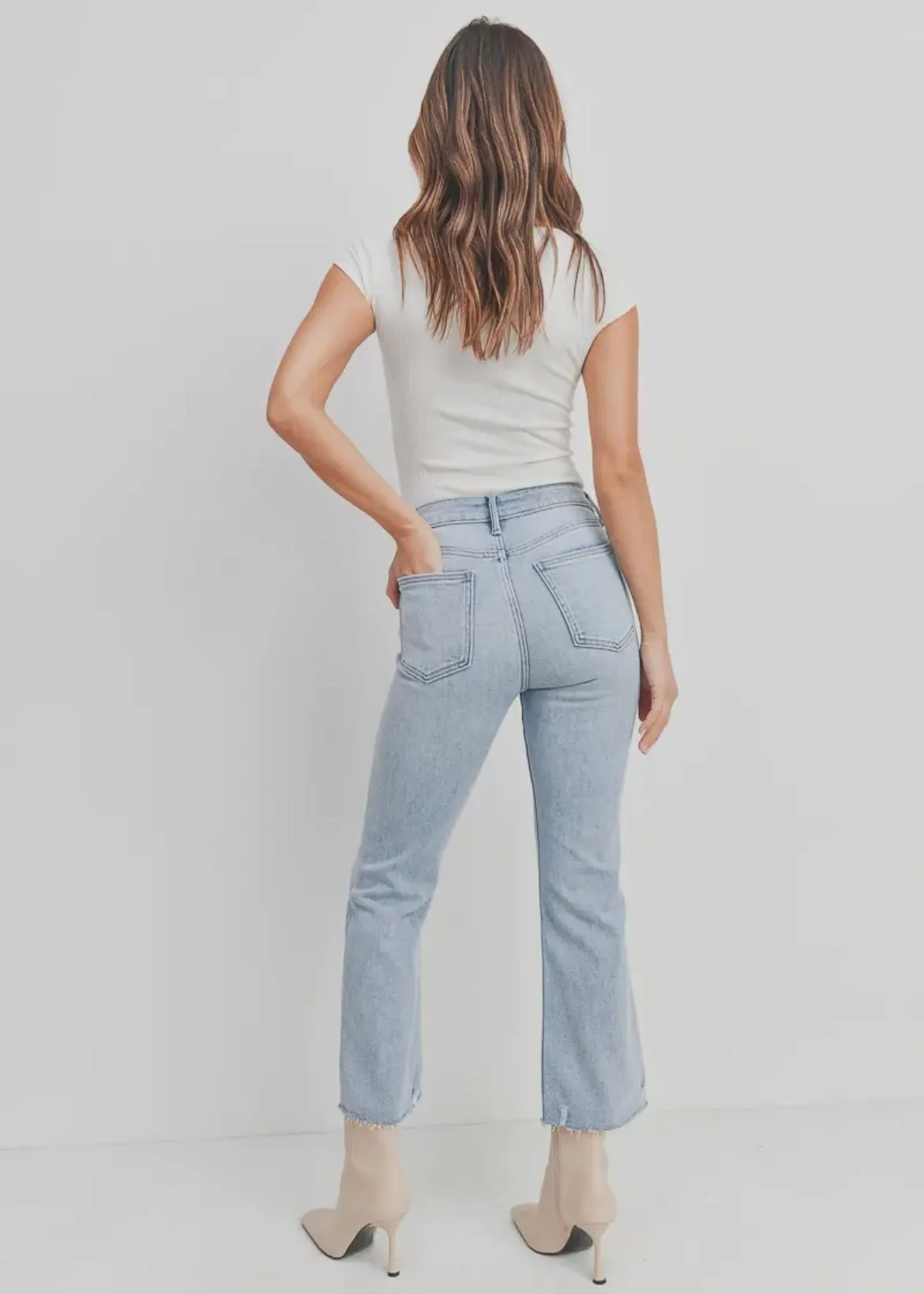 High Rise Crop Flare
