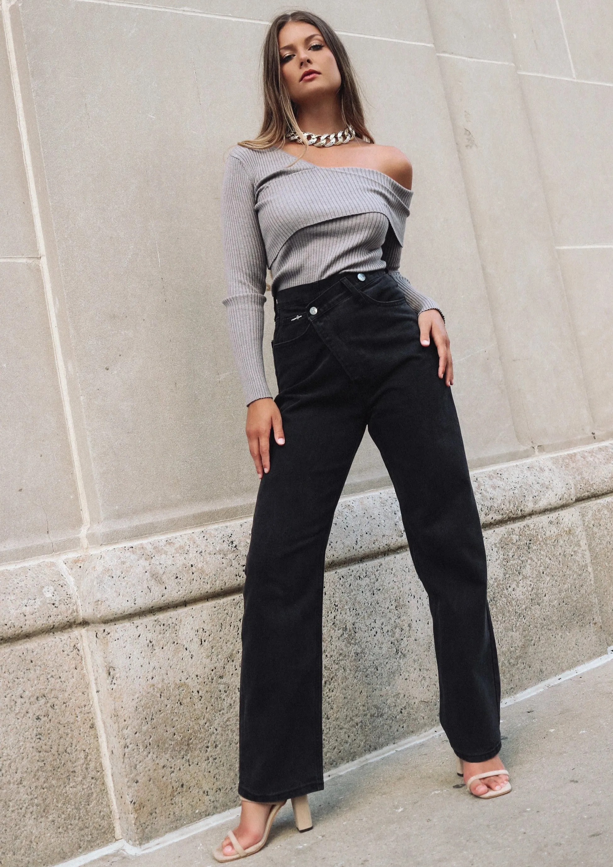 Insane Gene Crisscross Relaxed Jeans