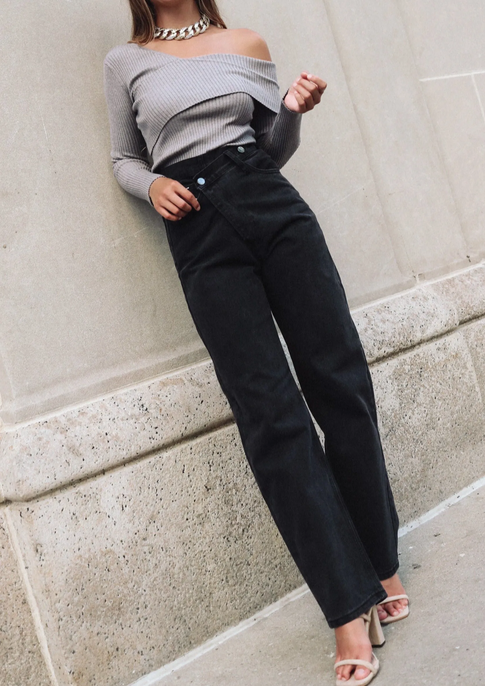 Insane Gene Crisscross Relaxed Jeans