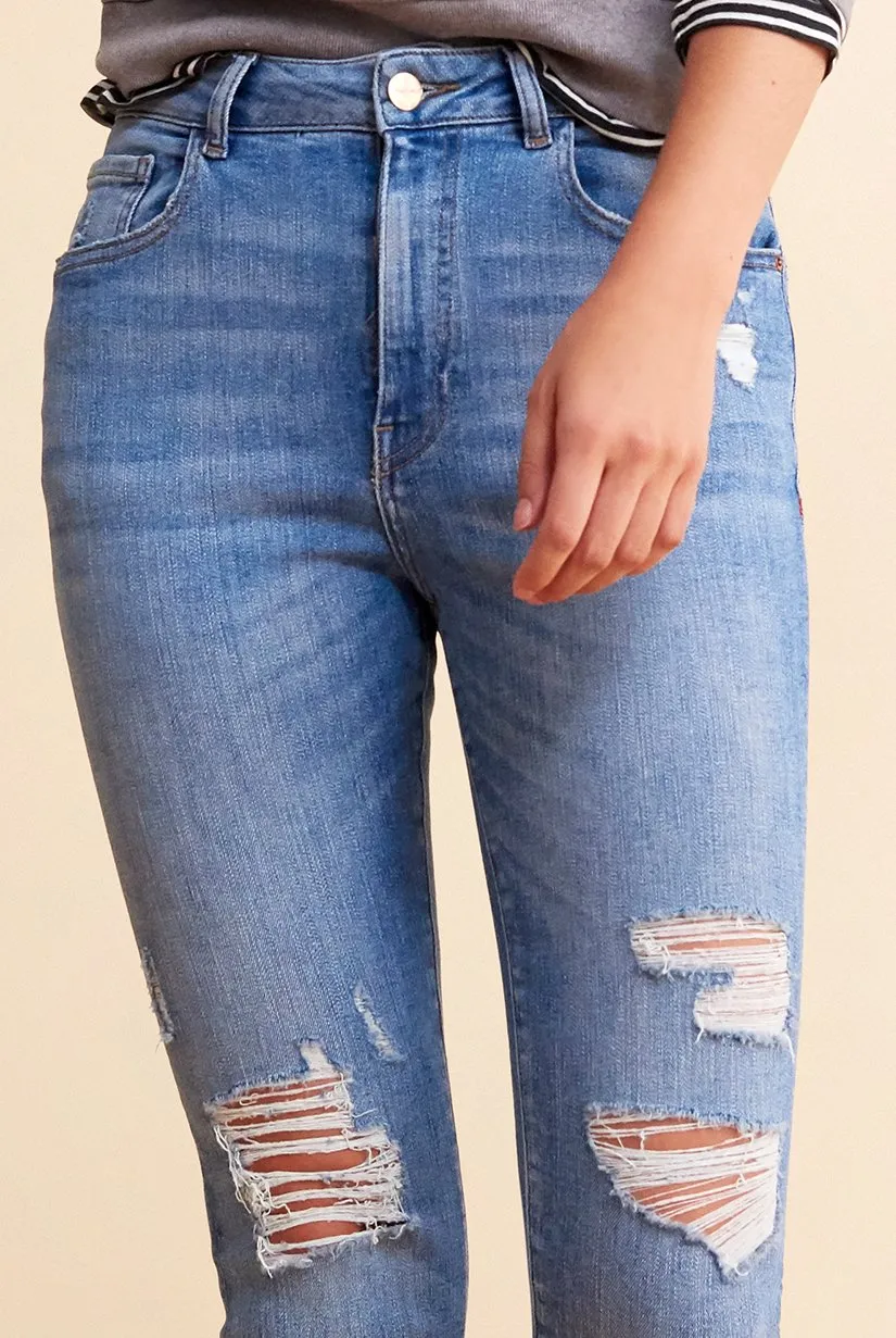 LFZ - HIGH RISE RELAXED STRAIGHT | MEADOW