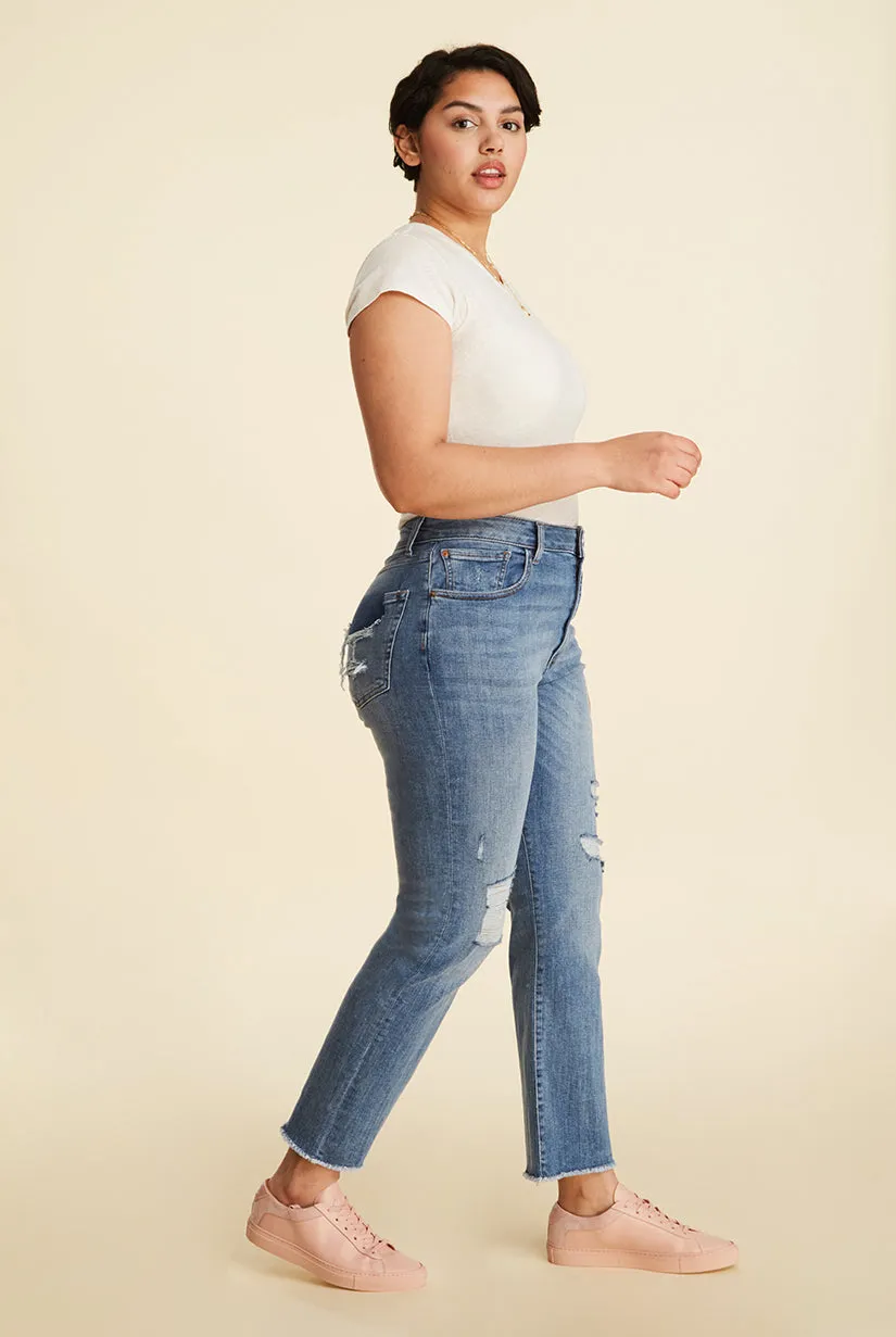 LFZ - HIGH RISE RELAXED STRAIGHT | MEADOW