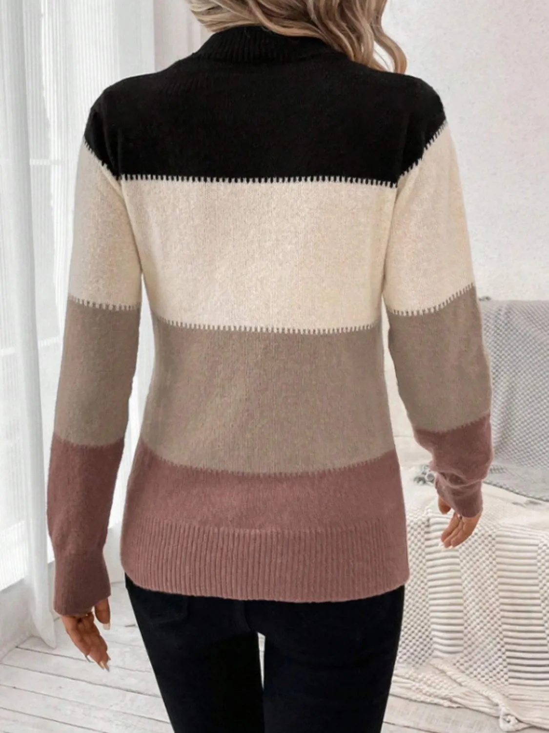 Miriam Color Block Sweater
