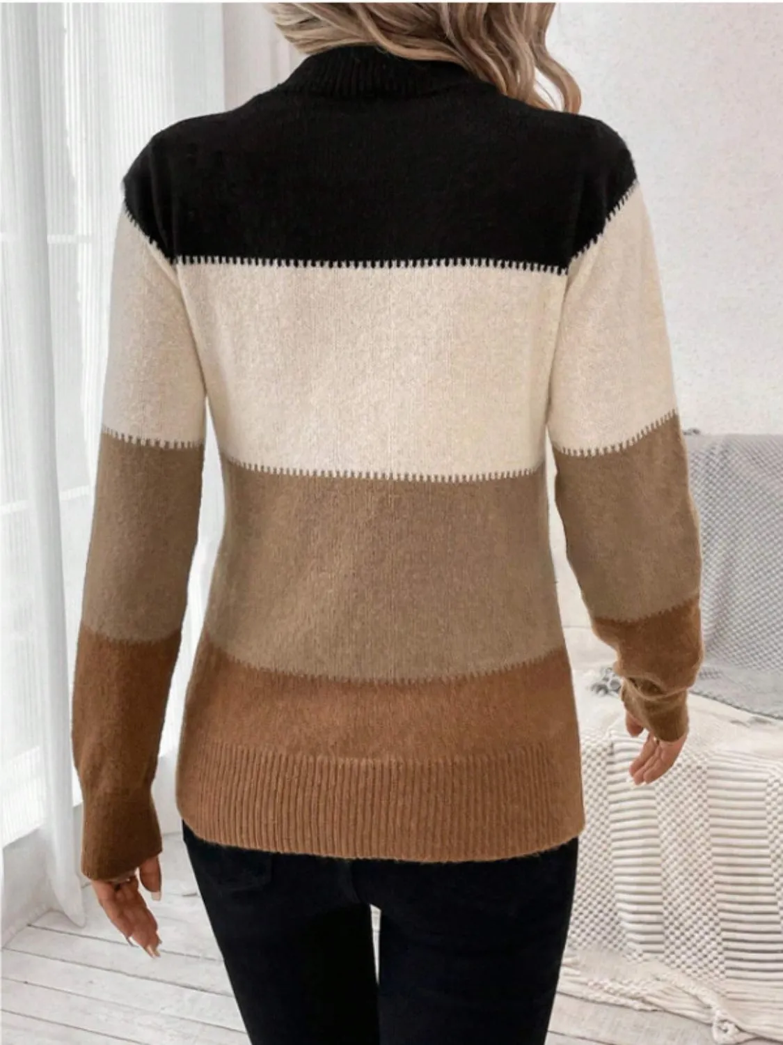 Miriam Color Block Sweater