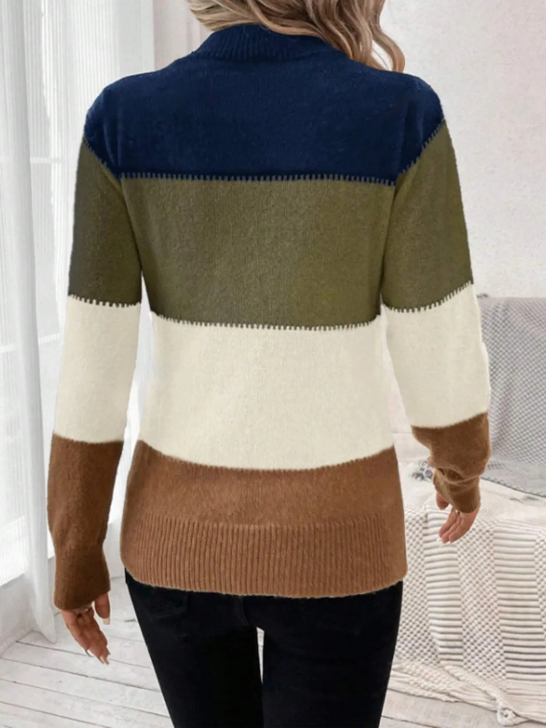 Miriam Color Block Sweater