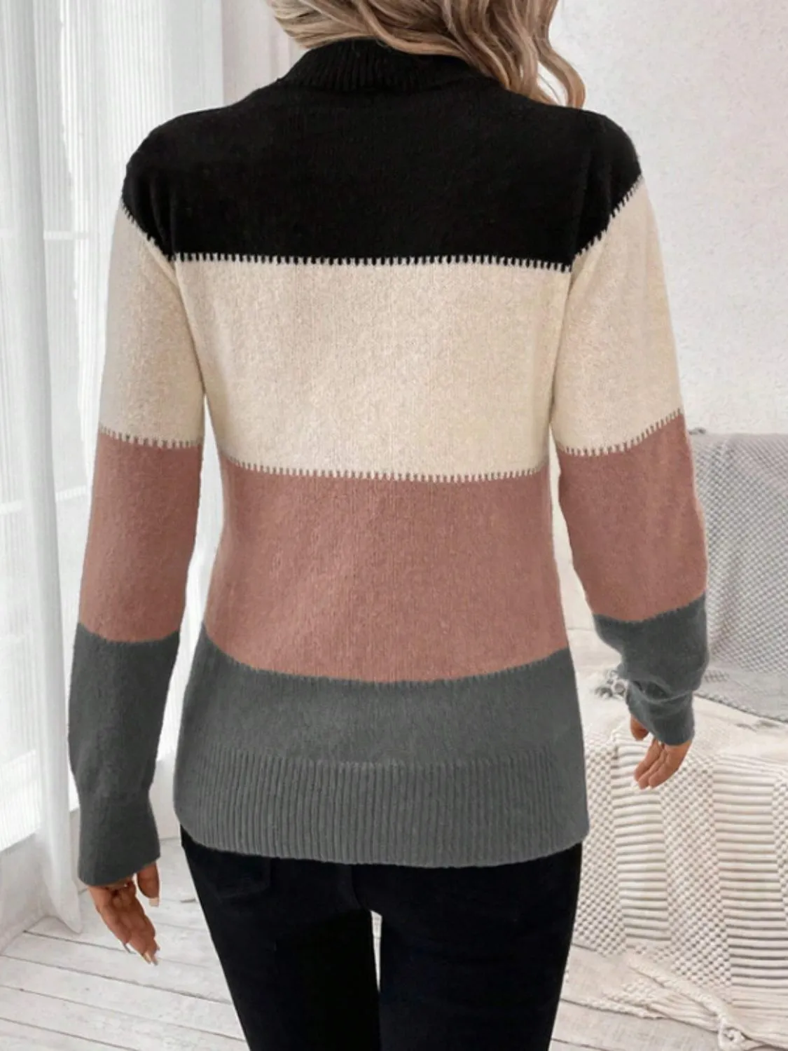 Miriam Color Block Sweater