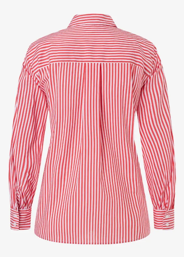 MORE AND MORE<BR>
Stripe Shirt<BR>
Red/White<BR>