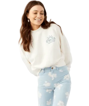 O'Neill Moment Crop Sweatshirt-Winter White
