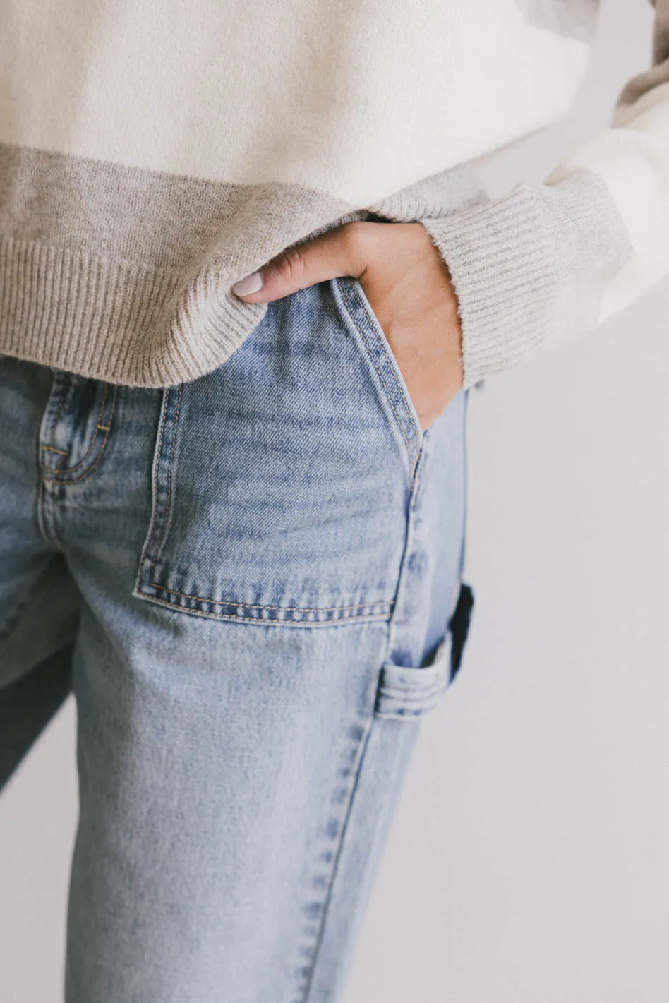Remi Wide Leg Denim in Light Wash