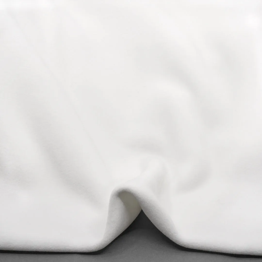 Remnant - 80cm - Deadstock Midweight Polar Fleece - White