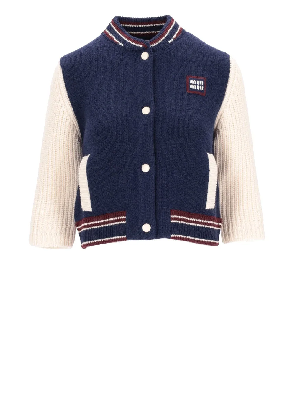 ribbed-knit cardigan