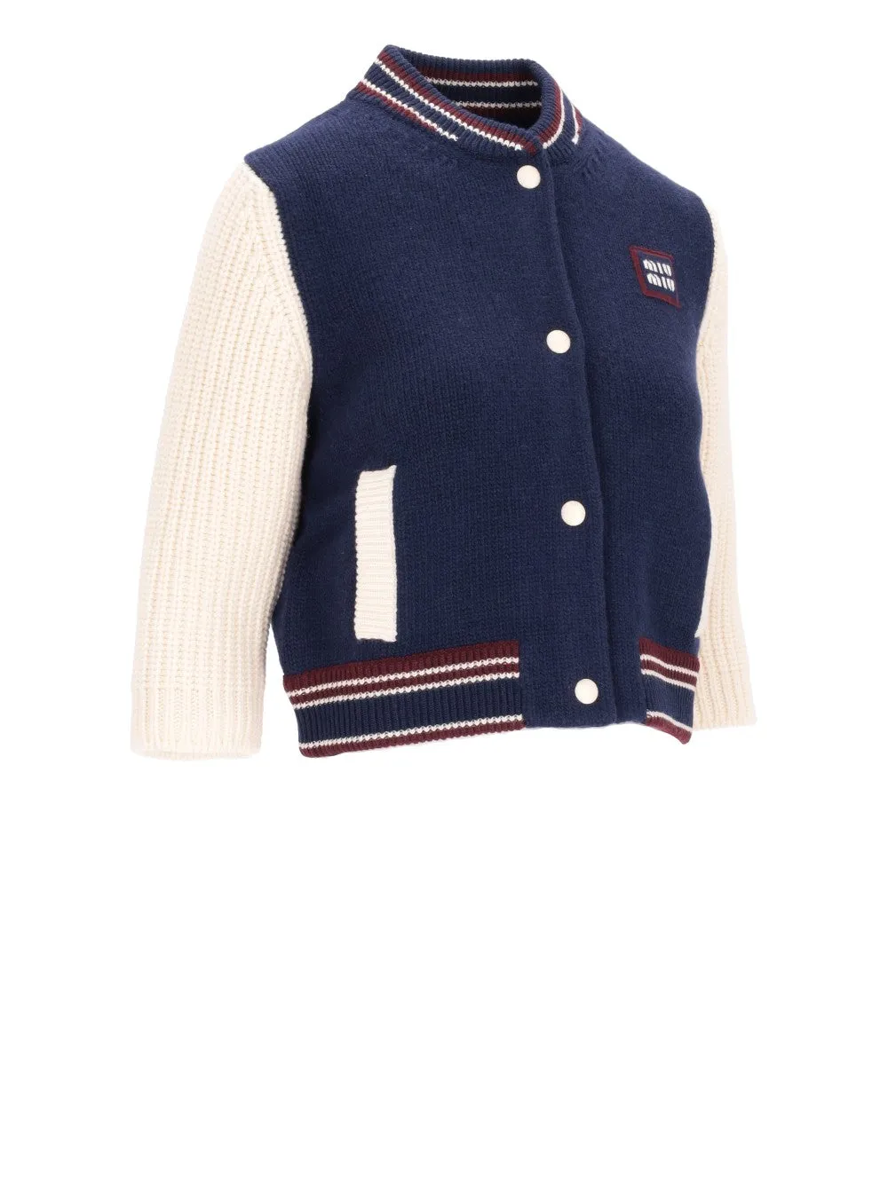 ribbed-knit cardigan