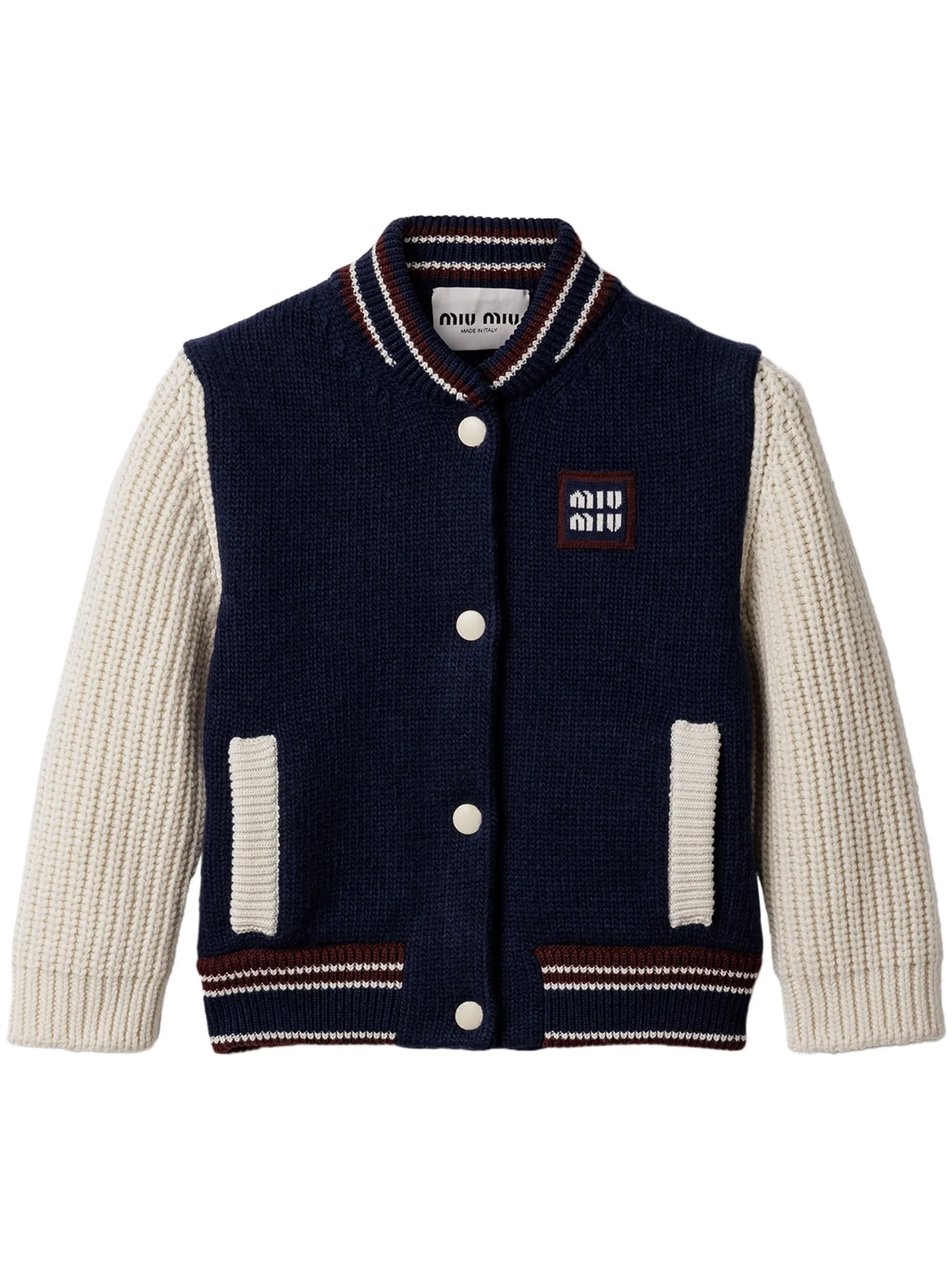 ribbed-knit cardigan