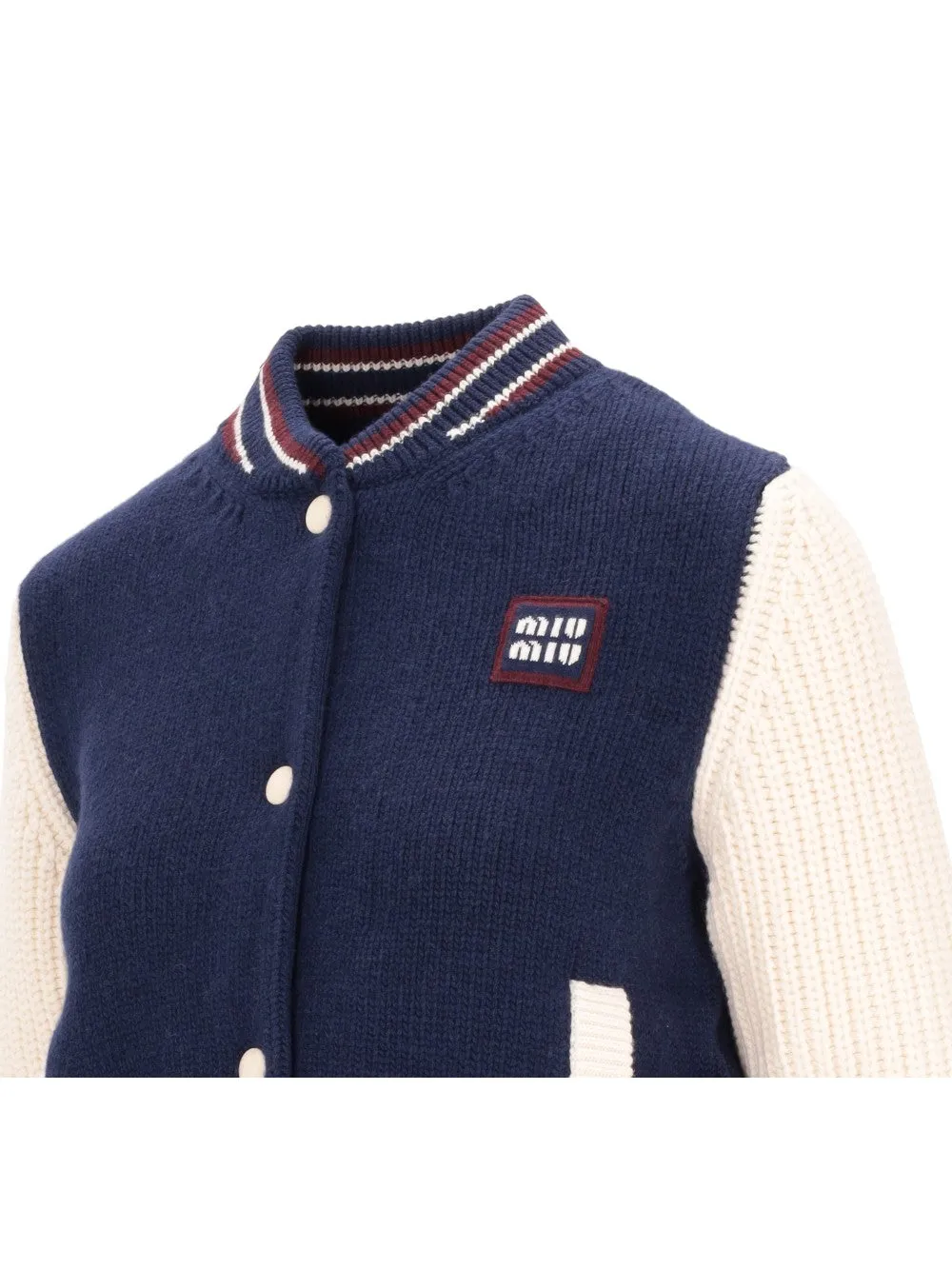 ribbed-knit cardigan