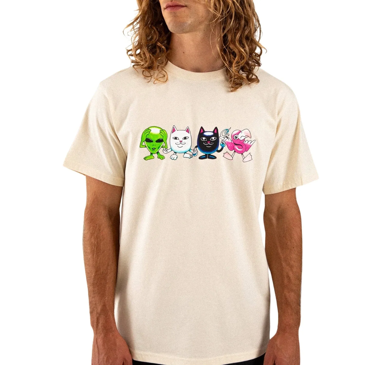 Ripndip Bestie Gang T-Shirt - Natural