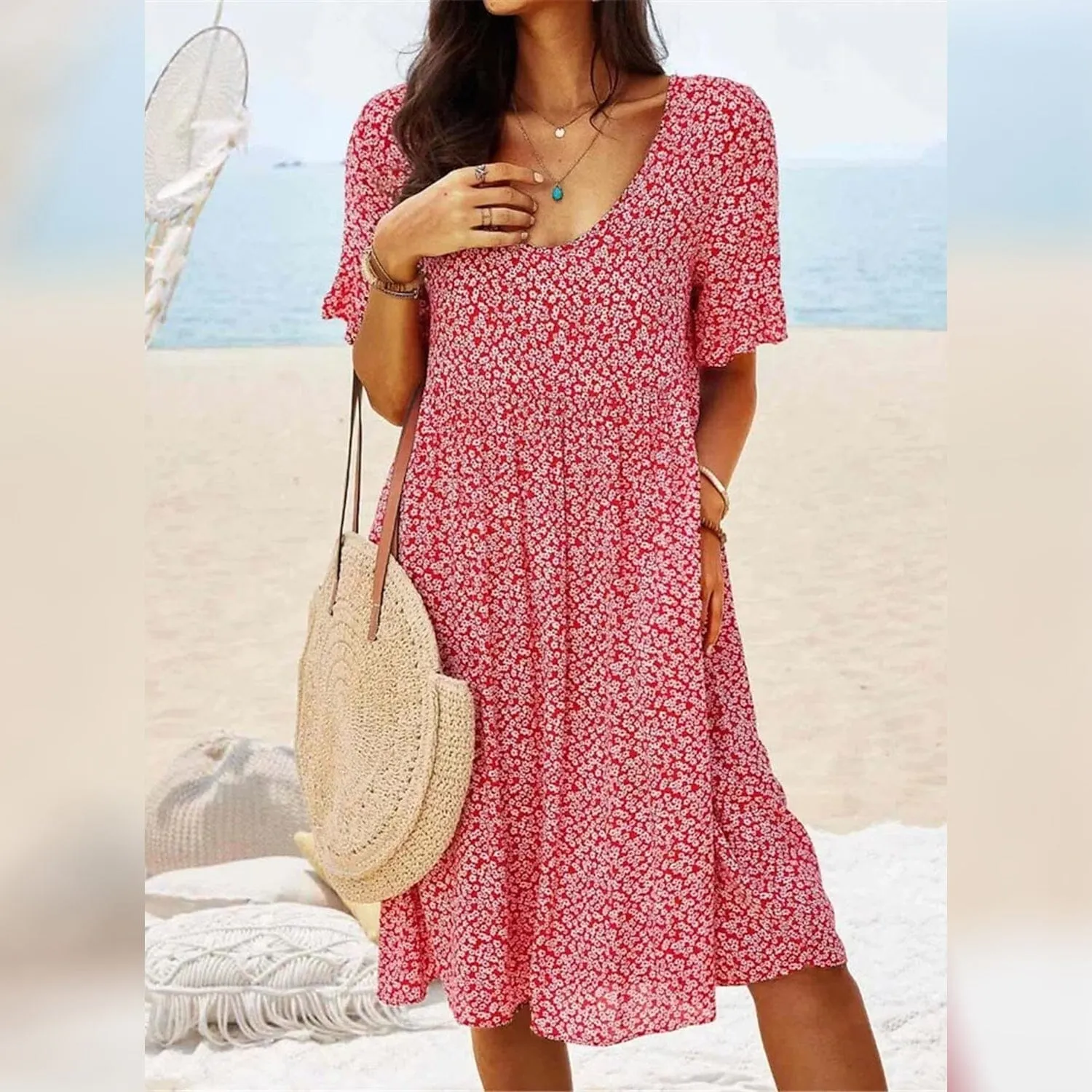 TastyHottie - Women's Casual Floral Dress