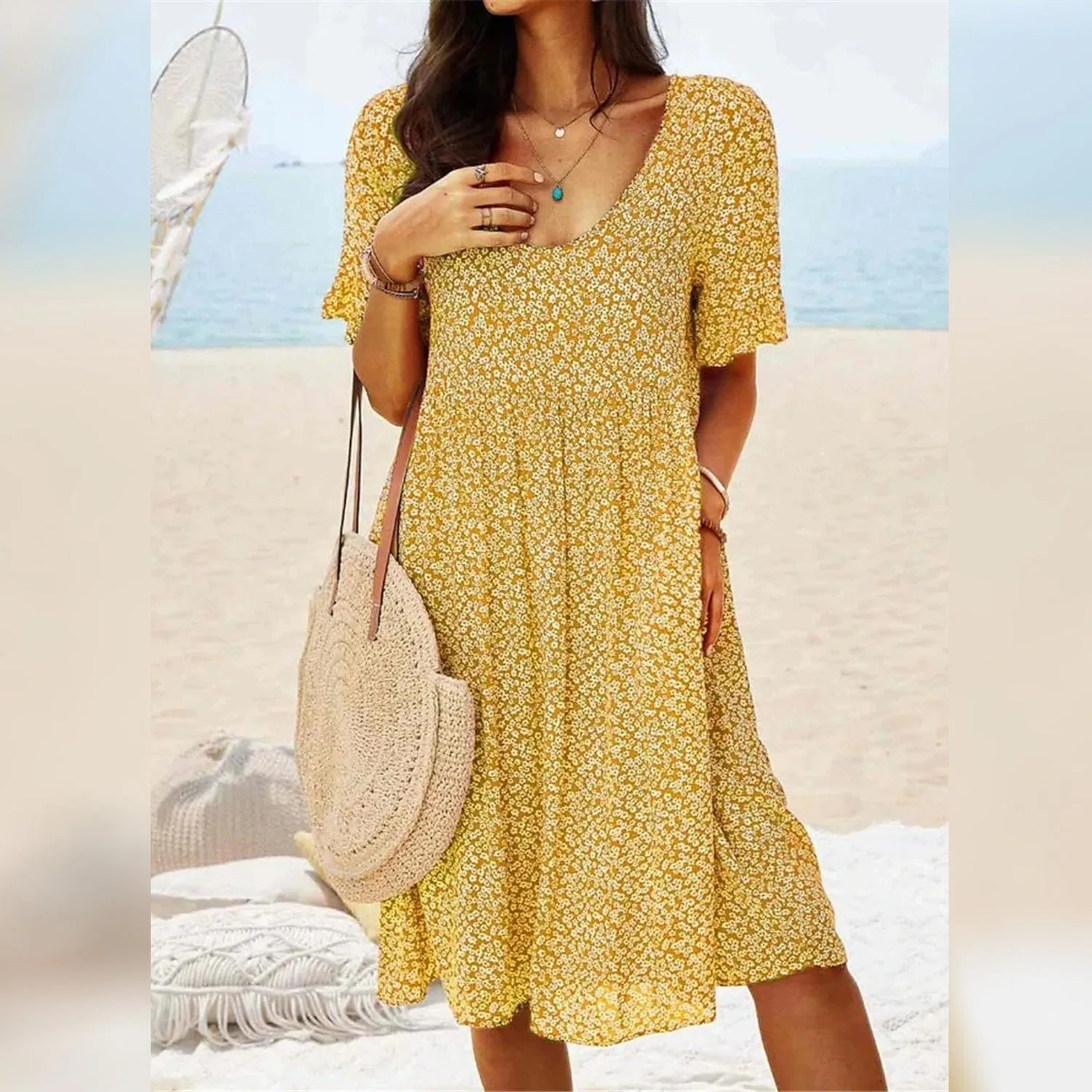 TastyHottie - Women's Casual Floral Dress