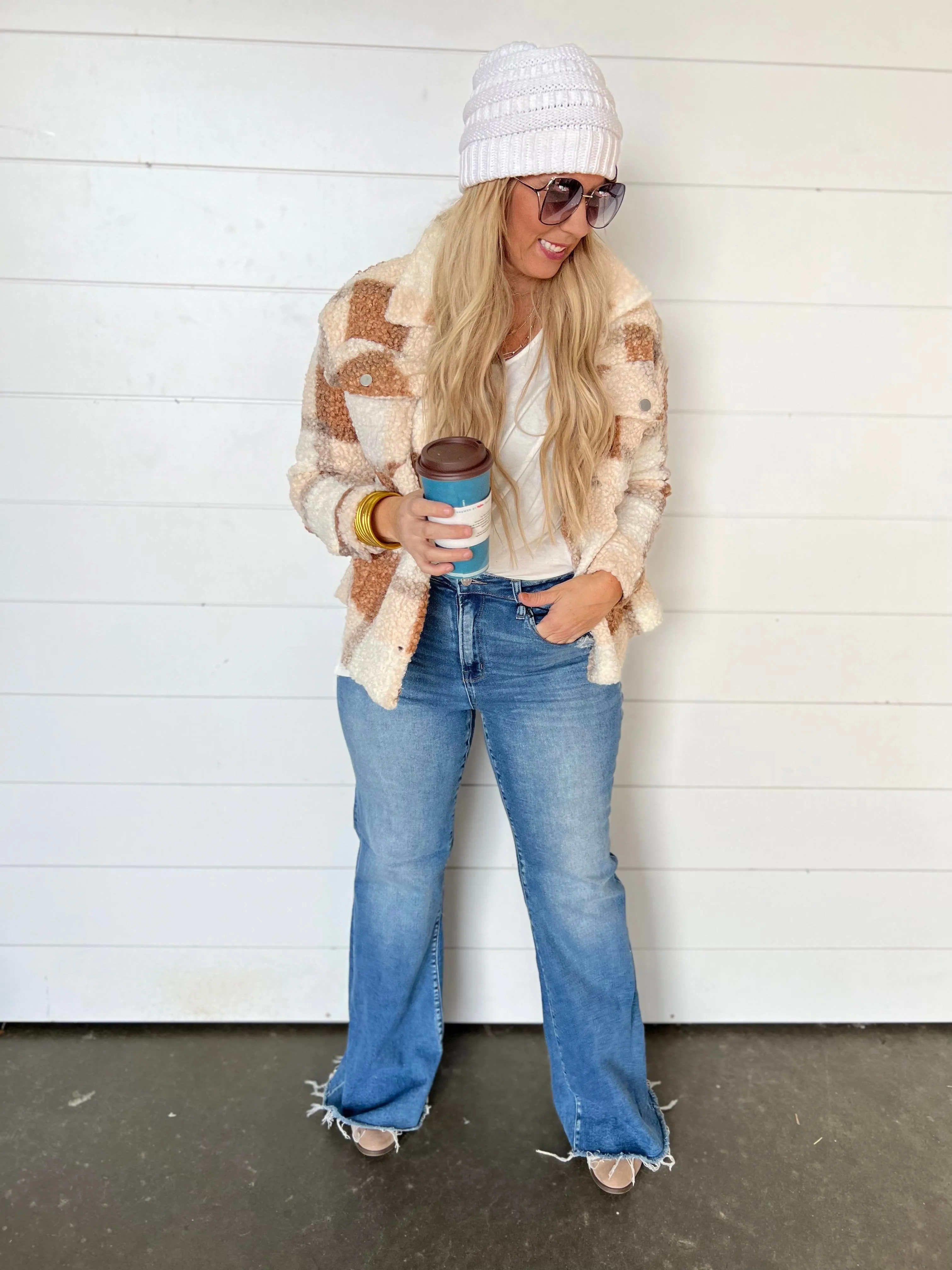 The Angela Super High Rise Vintage Flare Denim Jeans - Mica