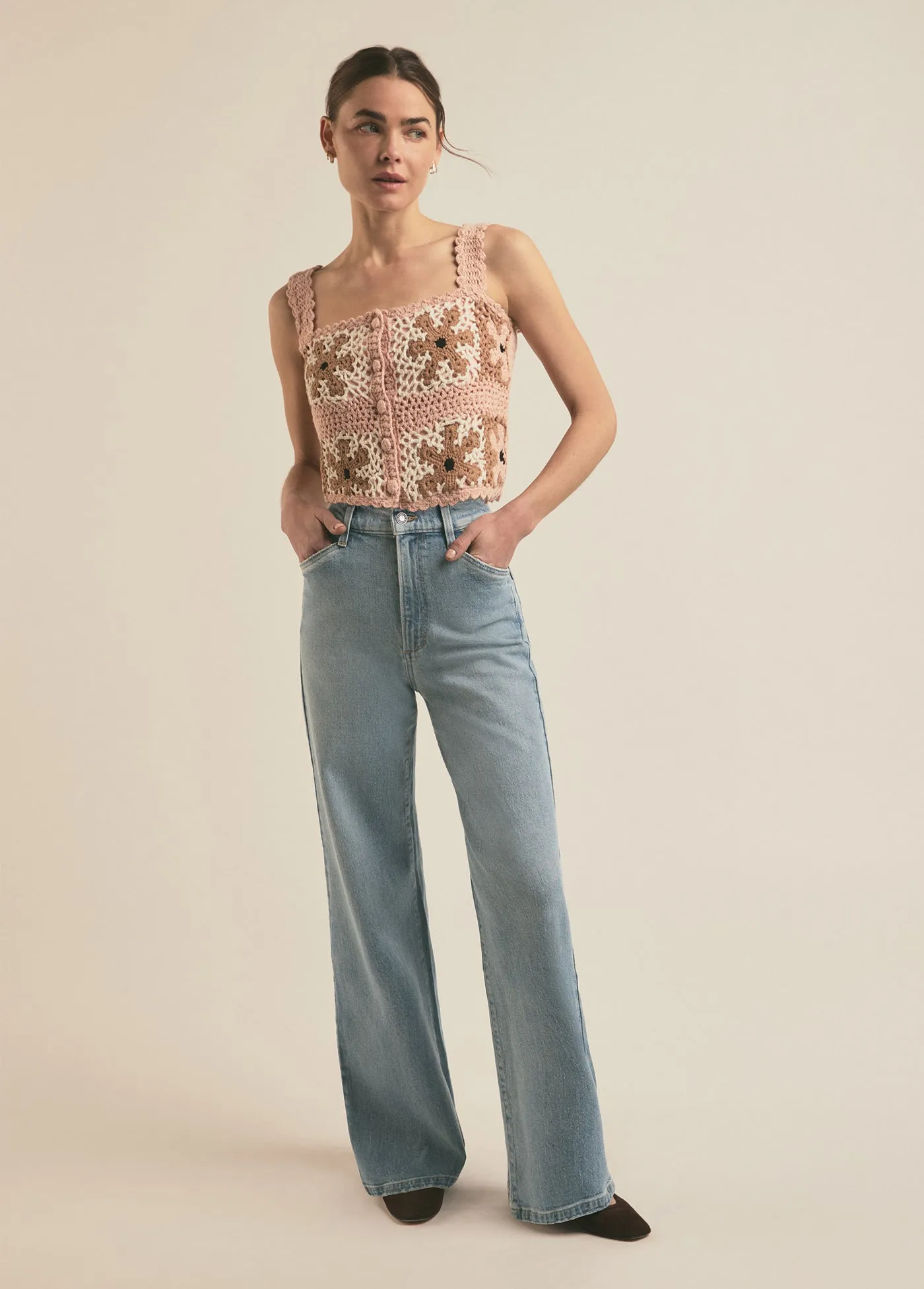 THE MISCHA SUPER HIGH RISE WIDE LEG