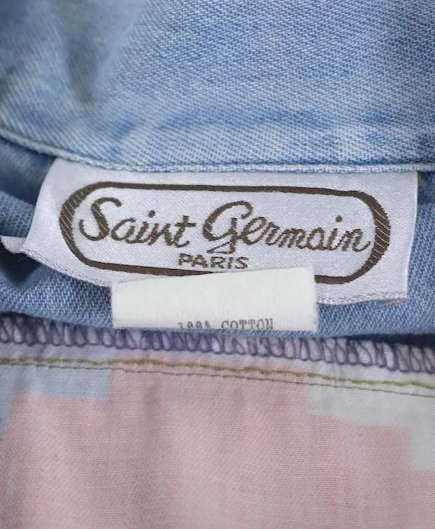 Vintage Southwestern Print Chambray Denim Shirt