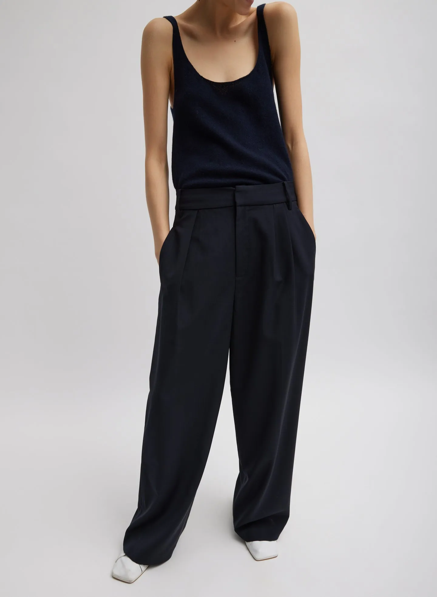 Washable Cashmere Tank Sweater