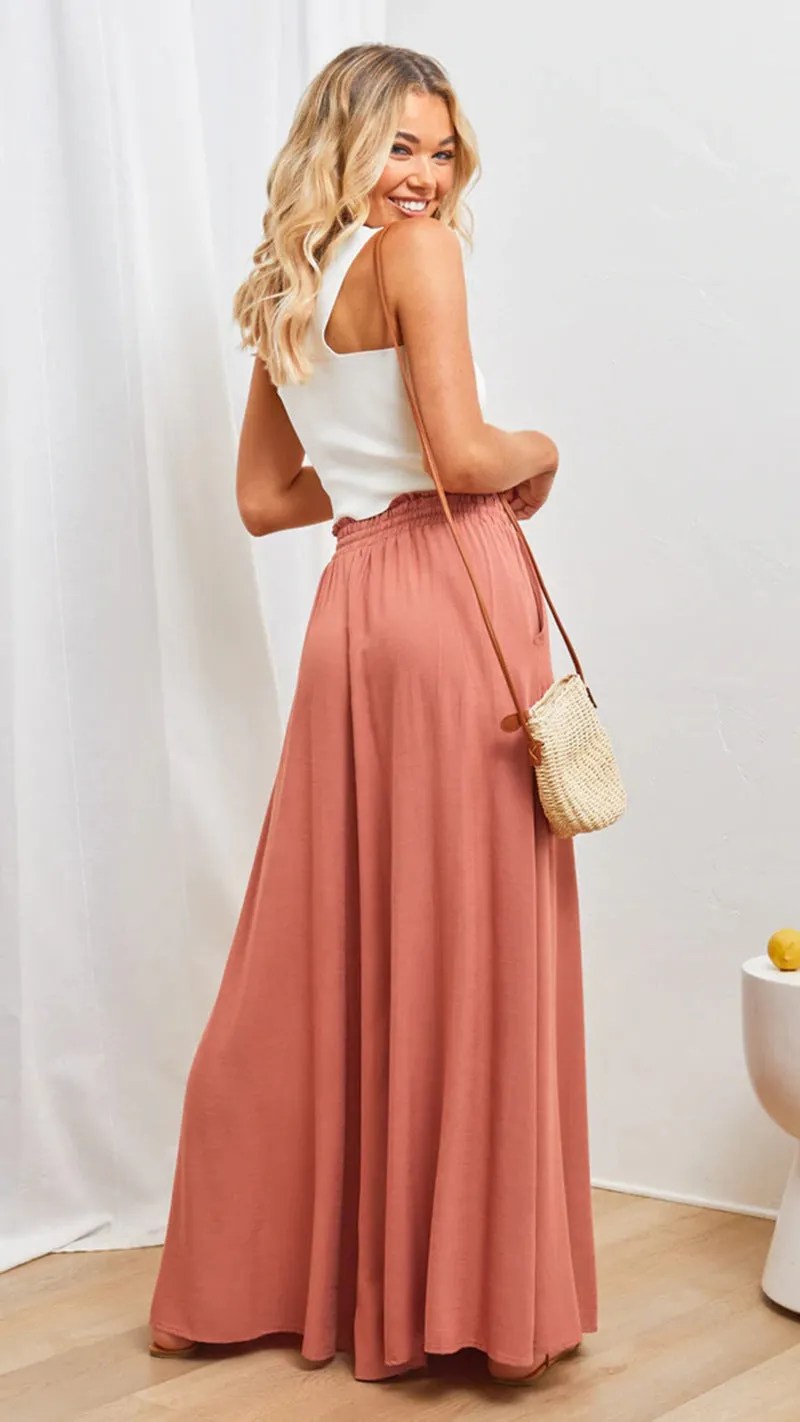 Wide Leg Loose Casual Trousers