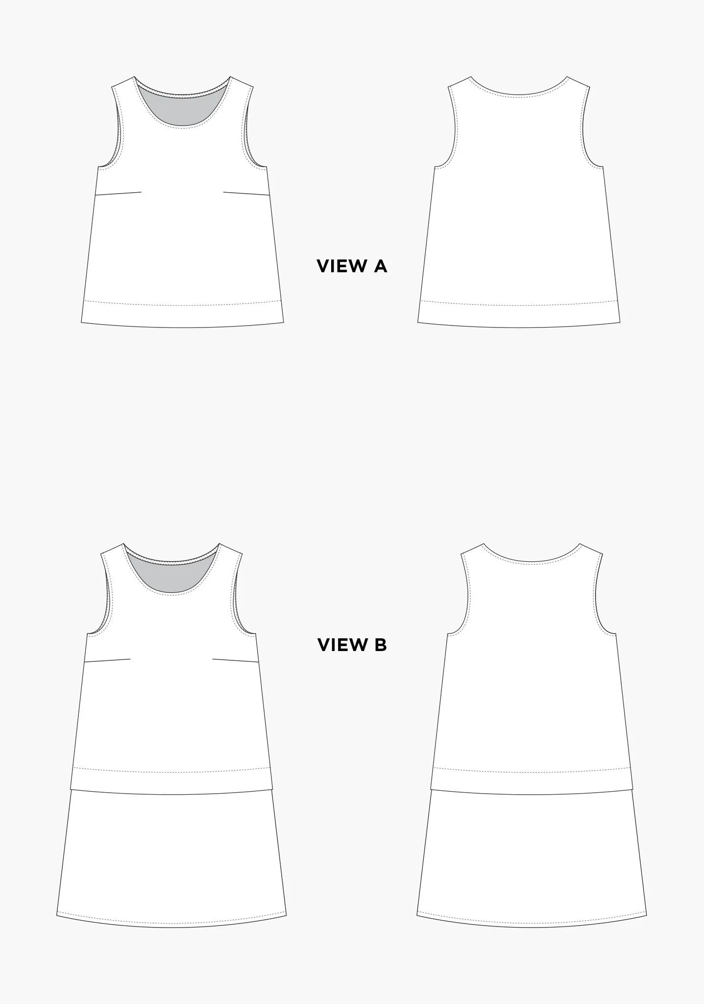 Willow Tank   Dress Pattern